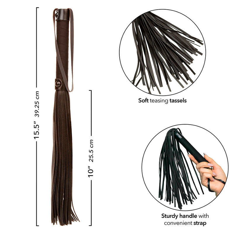 CALEXÓTICOS - NOCTURNAL FLOGGER BLACK LEATHER