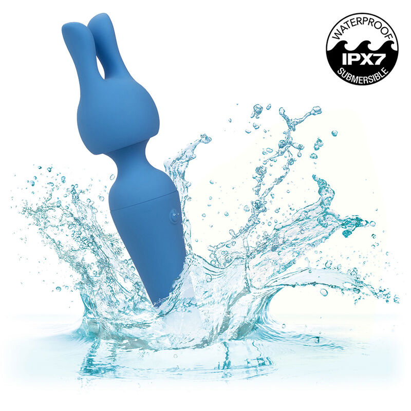 CALEXOTICS - COUTURE WAND VIBRATOR KIT 10 VIBRATIONS BLUE