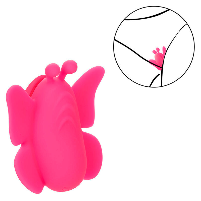 CALEXOTICS - NEON VIBES FLUTTER VIBE VIBRATION STIMULATOR 10 PINK VIBRATIONS