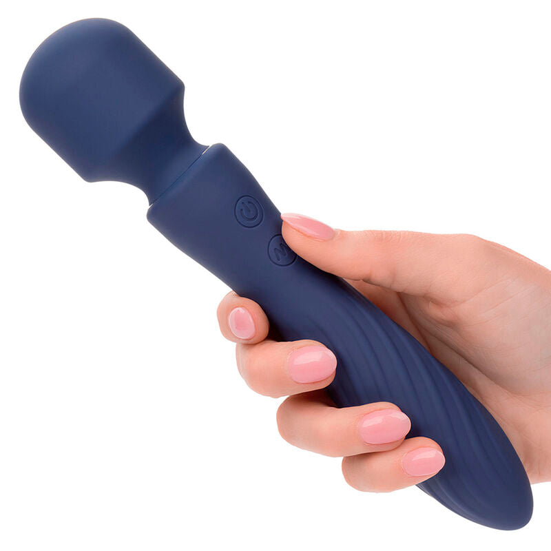 CALEXOTICS - MASAJEADOR CHARISMA MYSTIQUE DOBLE MOTOR 12 FUNCIONES 20,5 CM X 4,5 CM MORADO