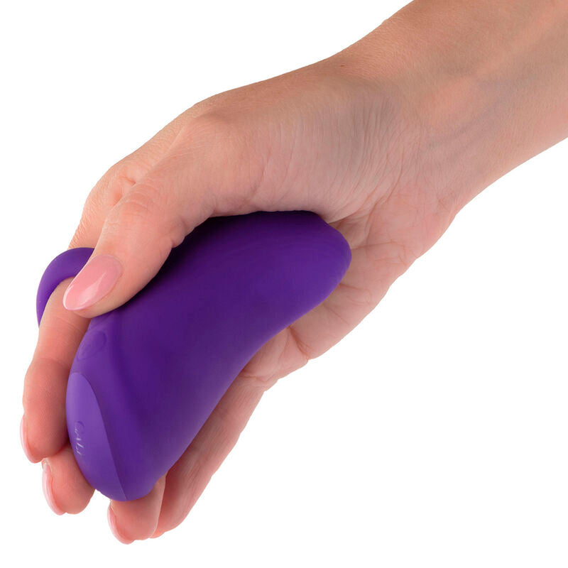 CALEXOTICS - MASAJEADOR DE MANO ENVY CON BOLA RODANTE, 7 VIBRACIONES, MORADO