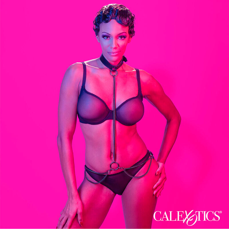 CALEXOTICS - COLLAR Y CORREA DE CADENA EUPHORIA