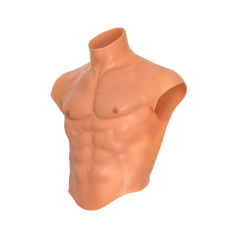 DESEO OCULTO - CAMISA DE HOMBRE ALTER EGO DE SILICONA CON TORSO DE ABS CARNE