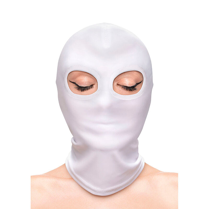 NOVEDADES NS - FETICHE Y MODA OJOS CAPUCHA DE NYLON BLANCA