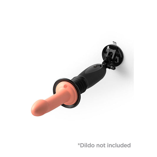 SERIE FETISH FANTASY - ABRAZADERA PARA DILDO BODY DOCK THRUSTER CON 7 MODOS DE EMPUJE NEGRO