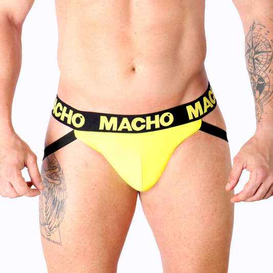 HOMBRE - MX25A JOCK LYCRA AMARILLO S