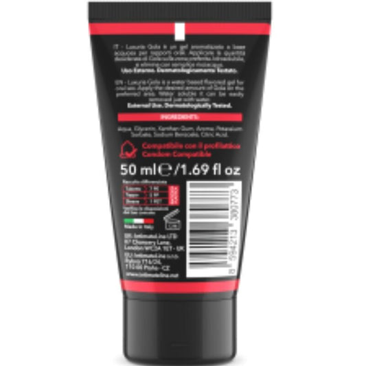 INTIMATELINE LUXURIA - GEL PARA SEXO ORAL SABOR A FRESA 50 ML