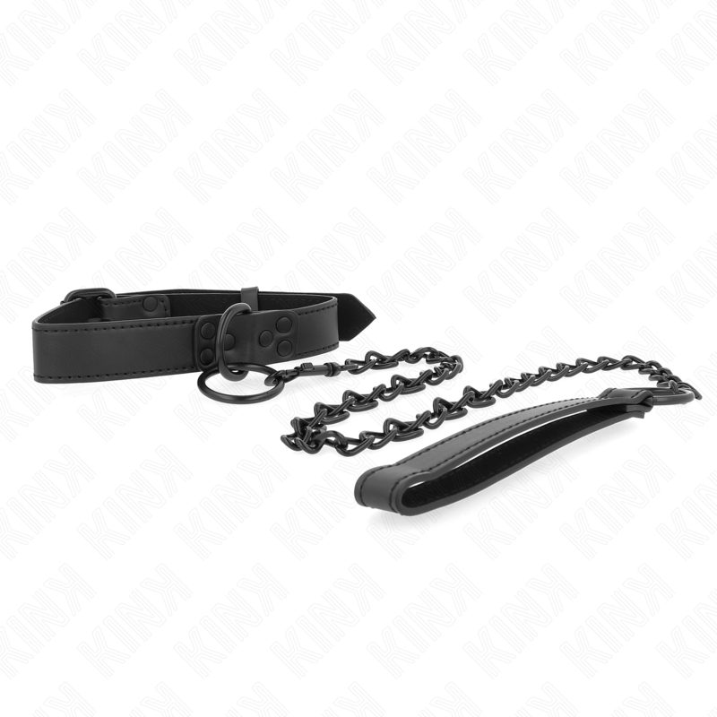 KINK - COLLAR CON CORREA OSCURA 65 CM AJUSTABLE 37-54 CM X 3 CM