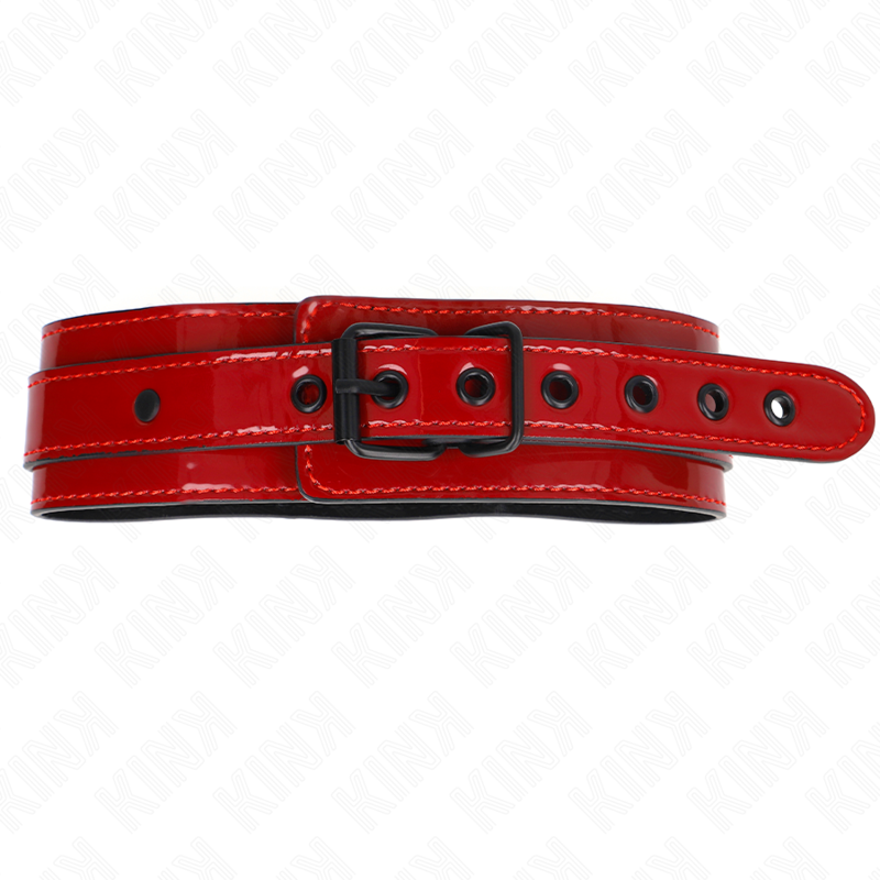 KINK - ADJUSTABLE RED WINE NECKLACE 37.5-49.5 CM X 5 CM