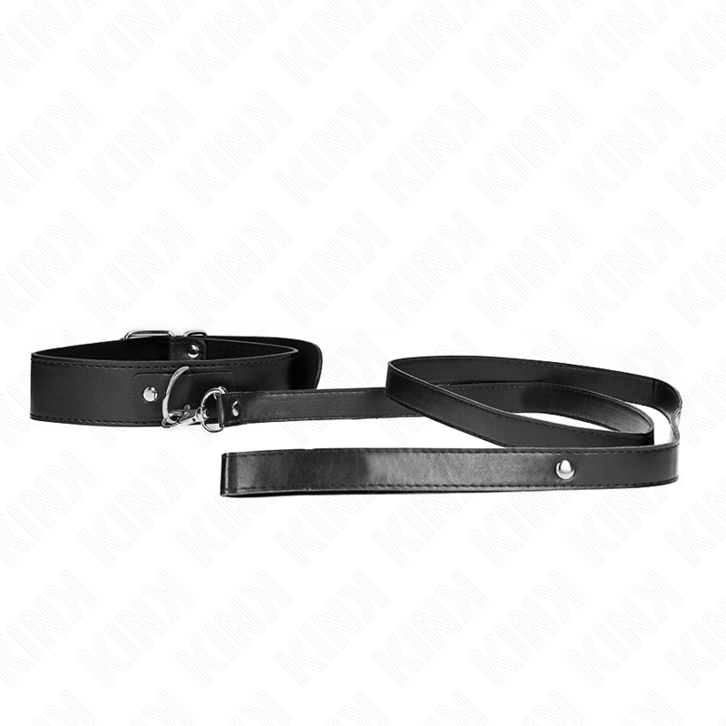 KINK - COLLAR WITH BELT 116 CM ADJUSTABLE BLACK STRAP 32-50 CM X 8 CM