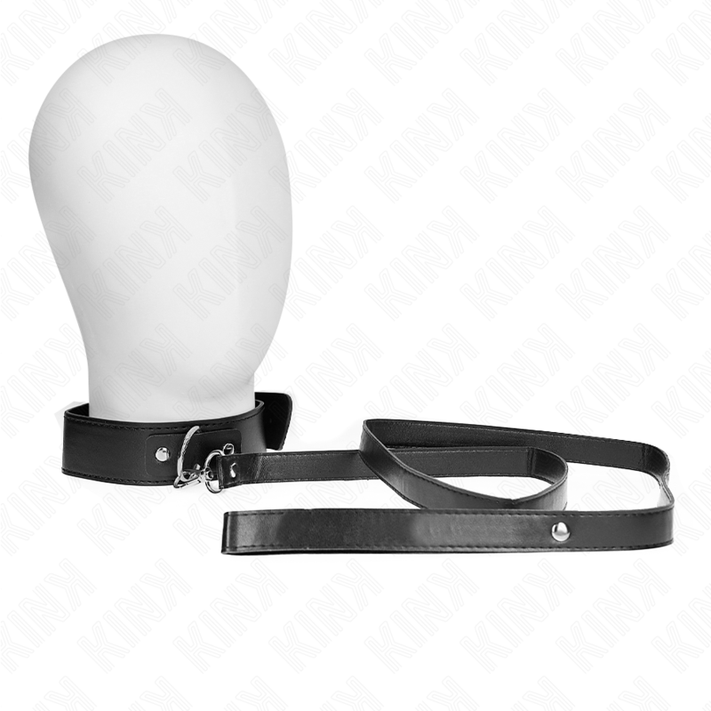 KINK - COLLAR WITH BELT 116 CM ADJUSTABLE BLACK STRAP 32-50 CM X 8 CM
