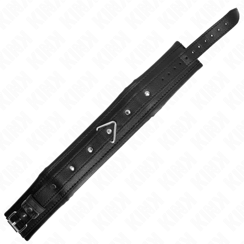KINK - COLLAR CON CORREA DE PIEL SÍMIL ESPONJA MODELO 1 AJUSTABLE 37-54 CM X 3 CM