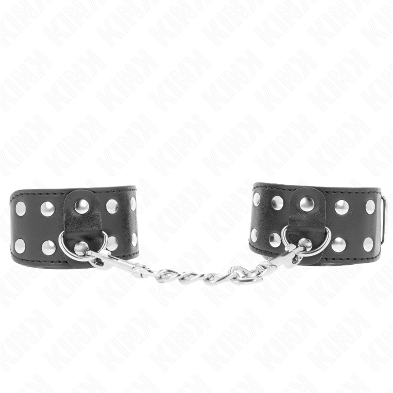 KINK - BLACK ADJUSTABLE DOUBLE NAIL BRACELETS