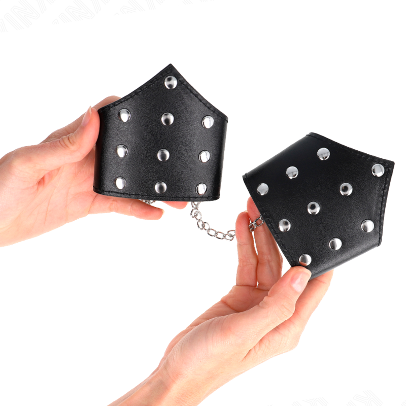 KINK - BLACK DOT STYLE BRACELETS WITH ADJUSTABLE CHAIN 17-23 CM X 8.5 CM