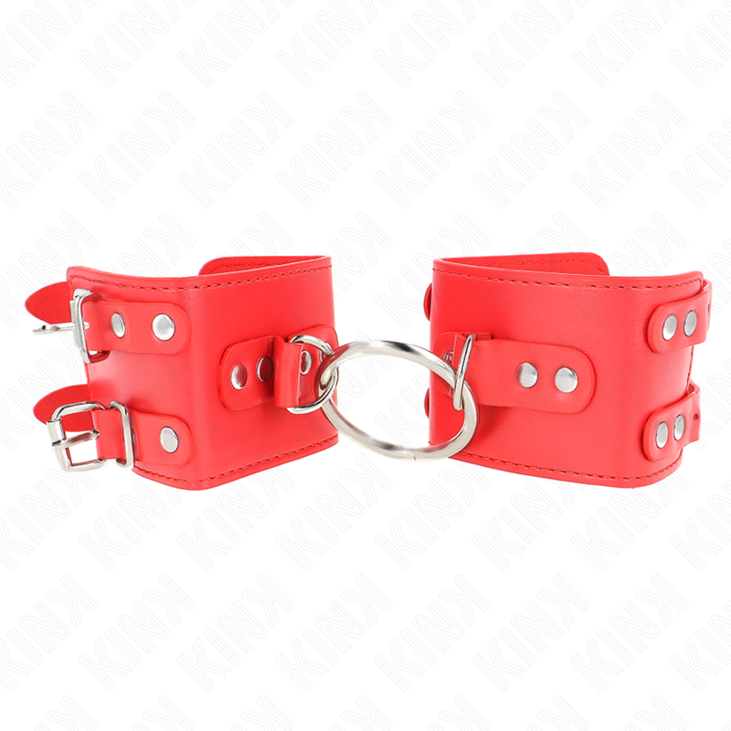 KINK - FIXED WRIST WITH RING AND ADJUSTABLE NAILS RED 17-22 CM X 6.5 CM