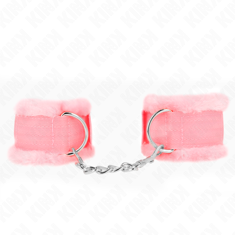 KINK - FORRO DE PELUCHE ROSA AJUSTABLE EN LA MUÑECA 17-31 CM X 7 CM