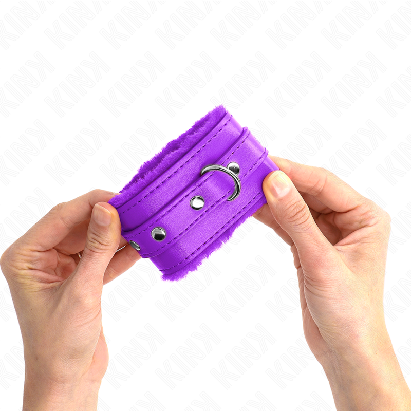 KINK - MUÑECA PREMIUM CON FORRO DE CUERO MORADO Y CINTURÓN MORADO AJUSTABLE 17-29 CM X 6 CM