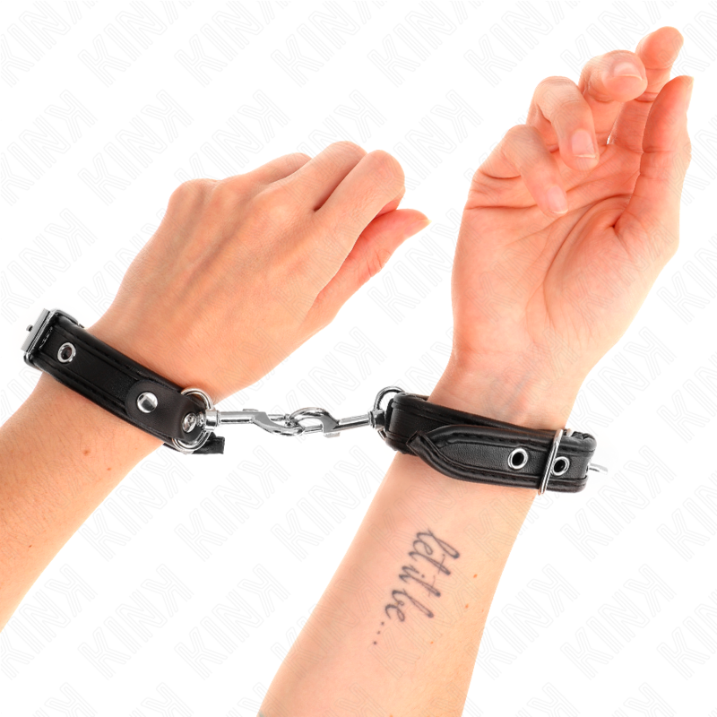KINK - MINI BLACK BRACELETS WITH ADJUSTABLE NAILS 16-22 CM X 2 CM