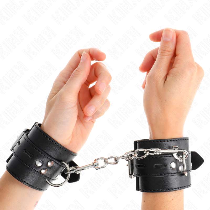 KINK - BLACK WRIST WITH ADJUSTABLE BLACK BELT 17-28 CM X 6 CM