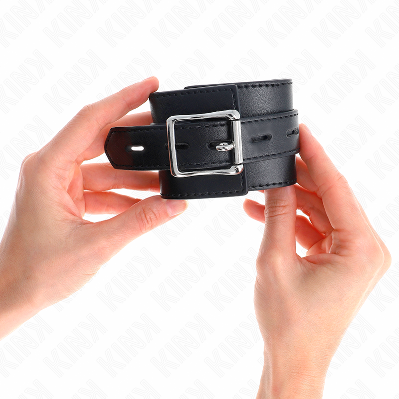 KINK - BLACK WRIST WITH ADJUSTABLE BLACK BELT 17-28 CM X 6 CM