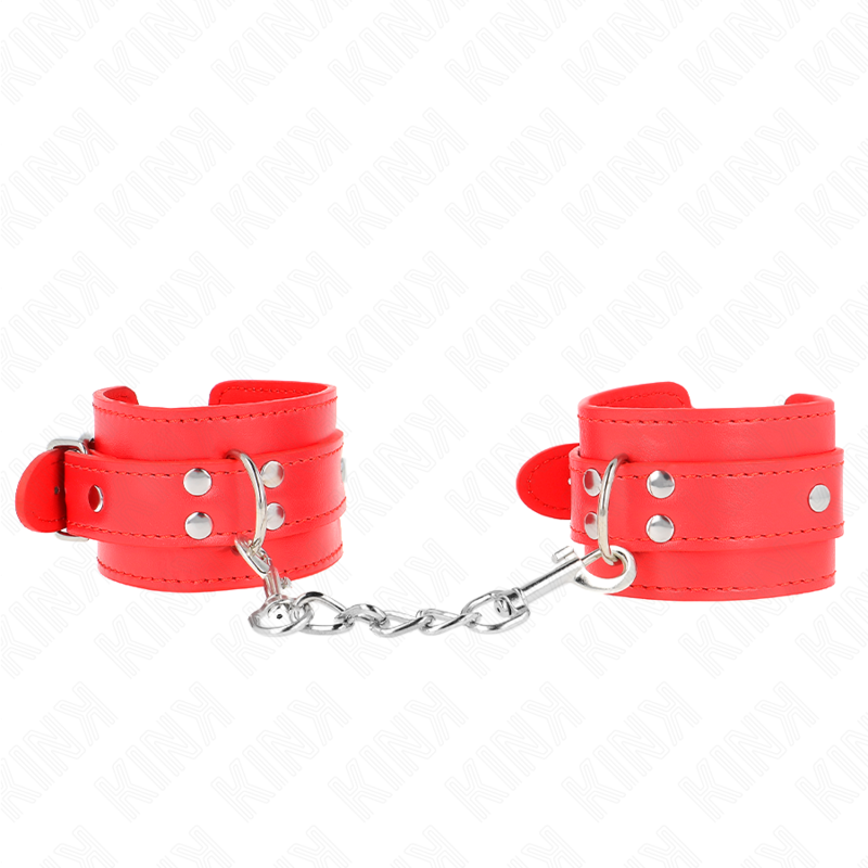 KINK - ADJUSTABLE RED SIMPLE WRIST 20-23 CM X 5.5 CM