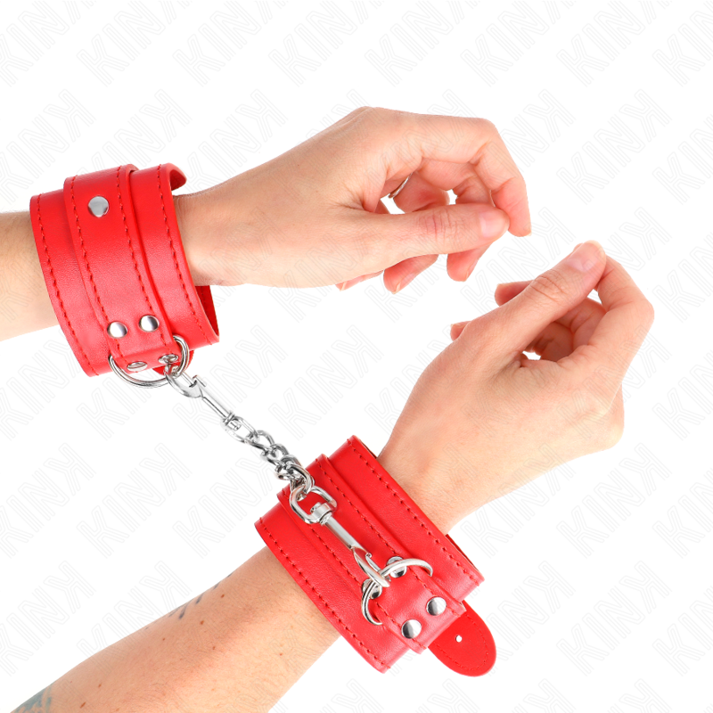 KINK - ADJUSTABLE RED SIMPLE WRIST 20-23 CM X 5.5 CM