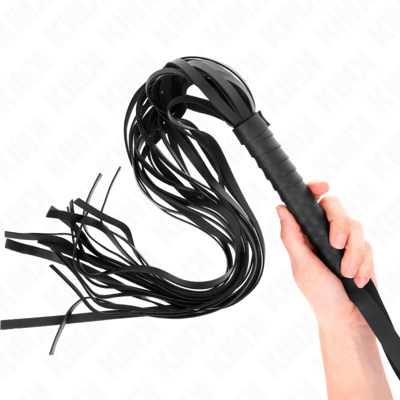 KINK - LÁTIGO DE COLA LARGA CON MANGO CORTO NEGRO DE 70 CM