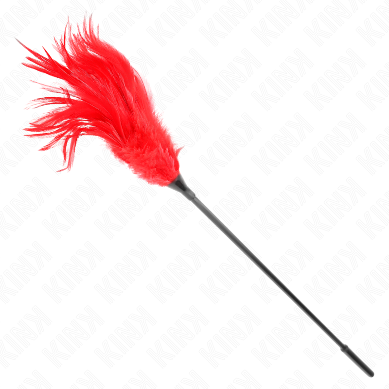 KINK - MÚLTIPLES PLUMAS ROJAS PARA COSQUILLAS 45 CM