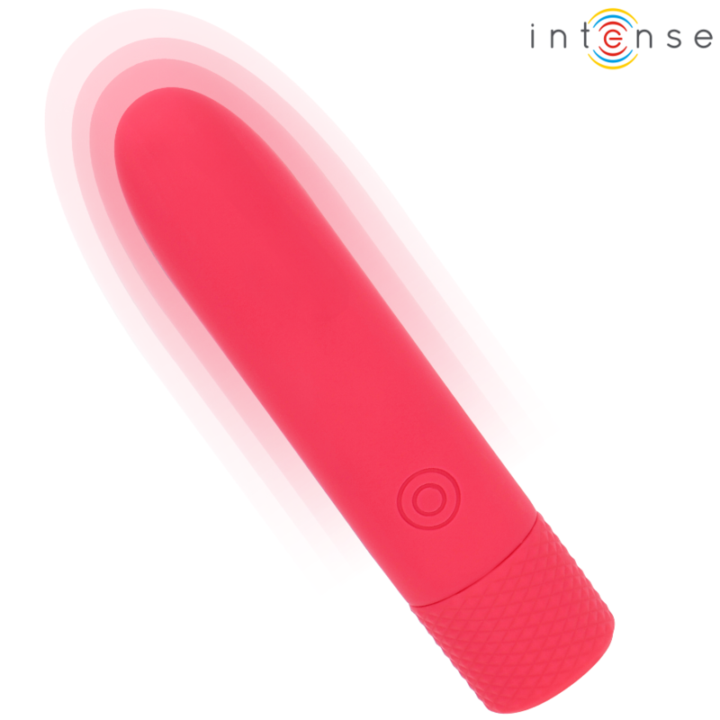 INTENSE - SYMONE BALA VIBRADORA RECARGABLE USB 8 VIBRACIONES ROJA 10 X 2.2 CM