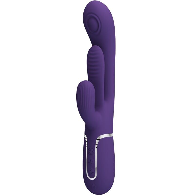 PRETTY LOVE - SHANIA TRIPLE RABBIT PURPLE MULTIFUNCTIONAL VIBRATOR