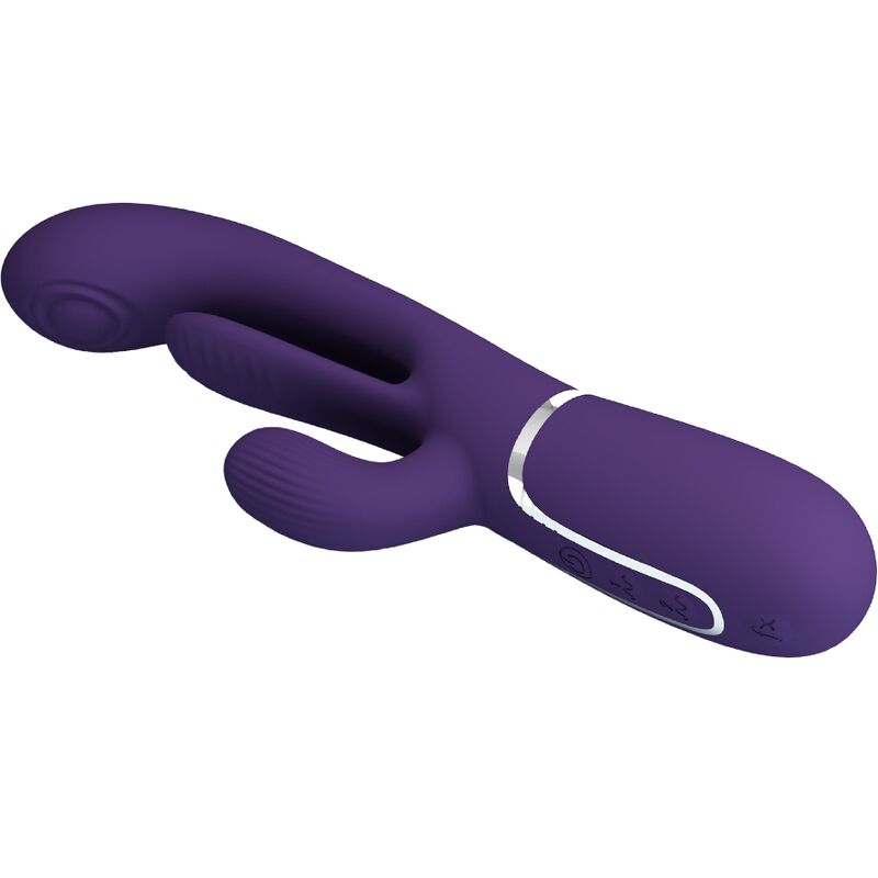 PRETTY LOVE - SHANIA TRIPLE RABBIT PURPLE MULTIFUNCTIONAL VIBRATOR