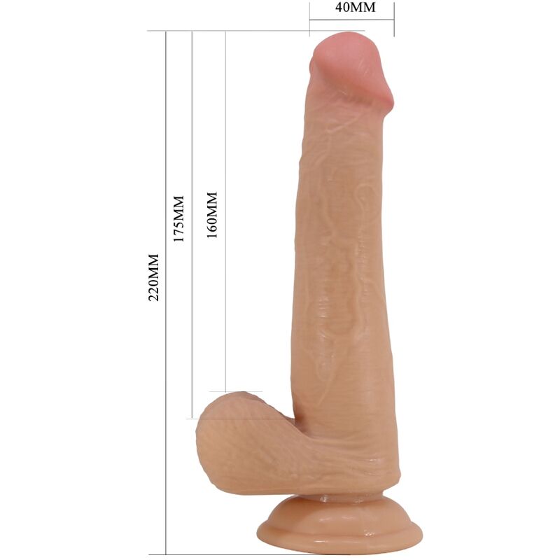 PRETTY LOVE - DILDO REALISTA 22 CM DE ALTO CARNE