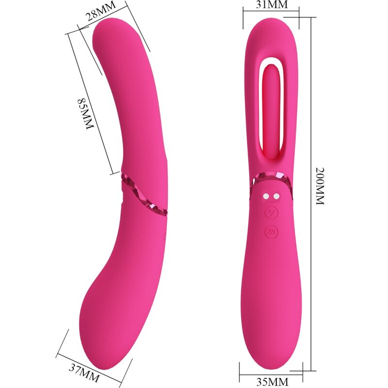 ROMANCE - VIBRADOR LEXIE PUNTO G 7 VIBRACIONES ROSA