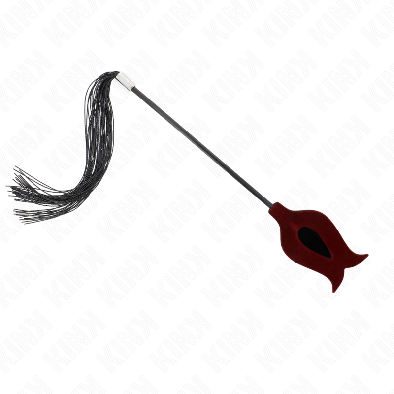 KINK - 45 CM SILICONE TASSEL WHIP ROSE SHAPE