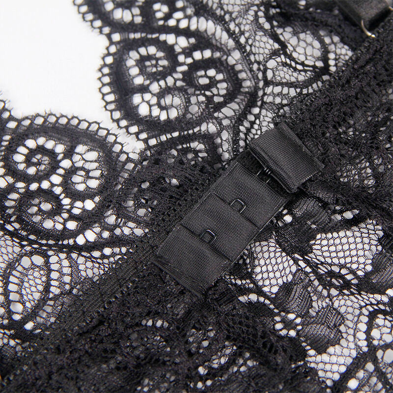 SUBBLIME - 953928 CAMISA DE SEDA Y ENCAJE + BRAGUITA NEGRA L/GG