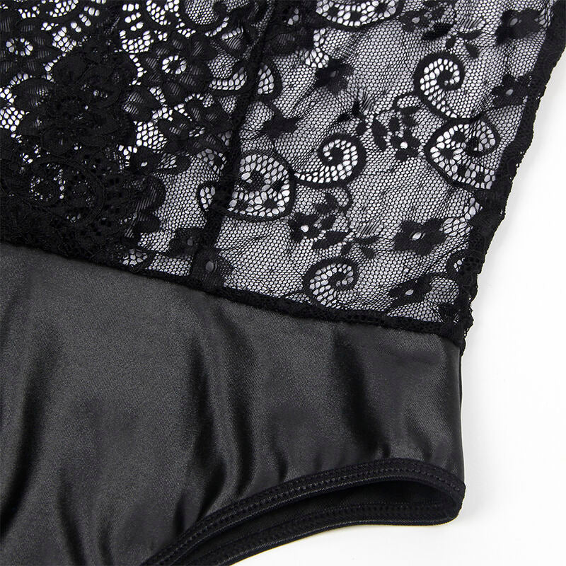 SUBBLIME - 954383 BODY SEXY CON LIGUERO NEGRO S/M