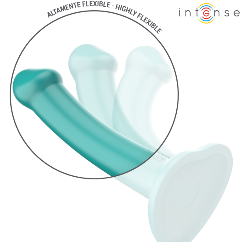 INTENSE - KATIE VIBRADOR CON VENTOSA 10 VIBRACIONES CONTROL REMOTO AZUL