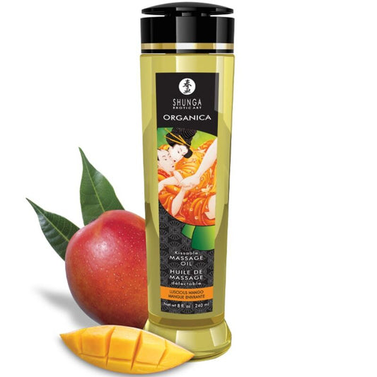 SHUNGA - ACEITE DE MASAJE DE MANGO ORGÁNICO 240 ML