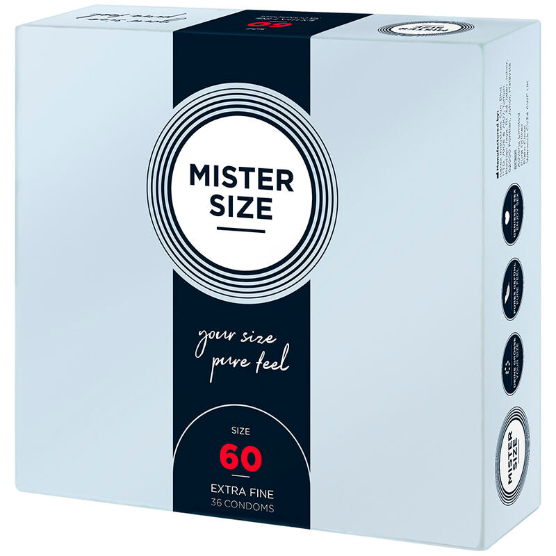 MISTER SIZE - CONDOM SIZE GG 60 MM (36 UNITS)