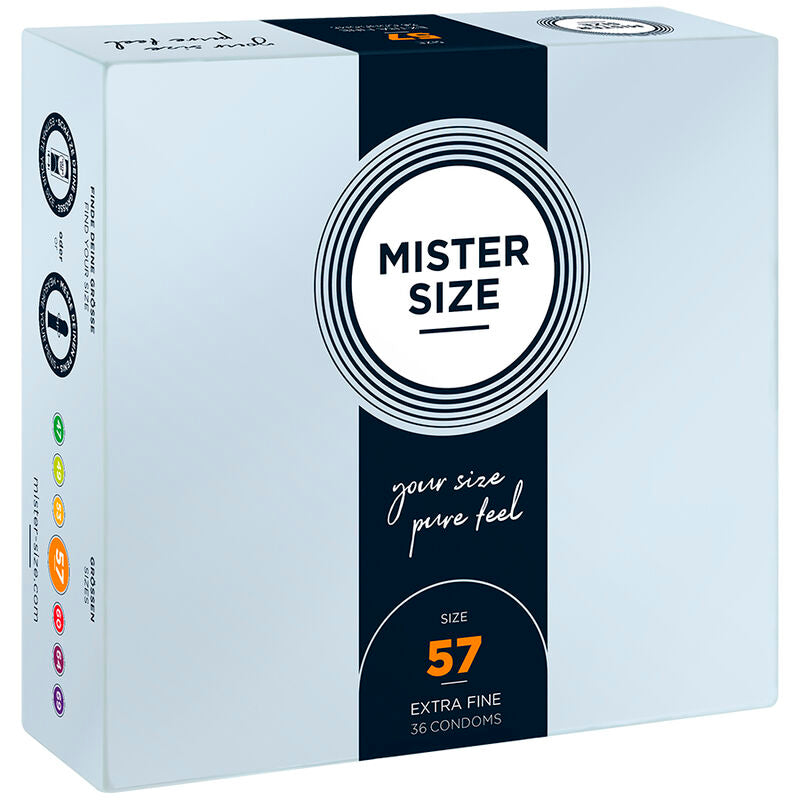 MISTER SIZE - CONDOM SIZE G 57 MM (36 UNITS)
