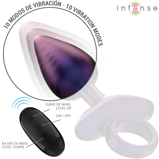 INTENSE - VIBRADOR MICHAEL PLUG ANAL MODELO 2 CONTROL REMOTO