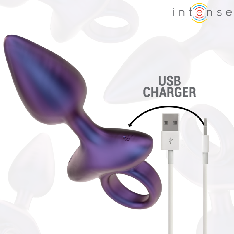 INTENSE - VIBRADOR MICHAEL PLUG ANAL MODELO 2 CONTROL REMOTO