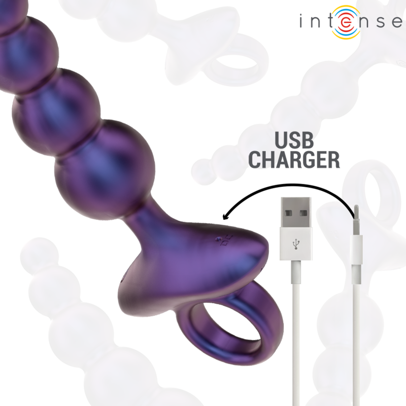 INTENSE - TITO VIBRADOR PLUG ANAL MODELO 3 CONTROL REMOTO