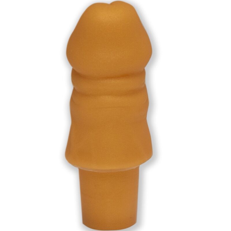 SPICY DIABLO - TAPÓN DORADO CON FORMA DE PENE