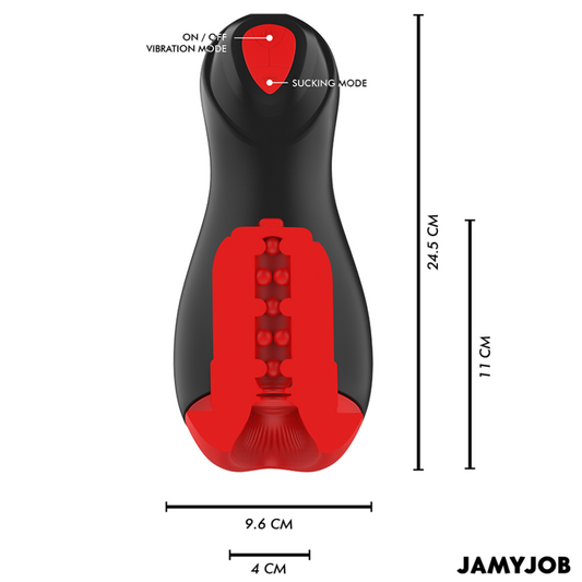 JAMYJOB - MASTURBADOR AUTOMÁTICO CORE-X 5 MODOS ONDAS ESTIMULANTES Y VIBRACIÓN