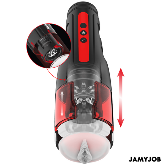 JAMYJOB - MASTURBADOR VAGINAL AUTOMÁTICO CYCLONE 10 MODOS DE ROTACIÓN Y EMPUJE