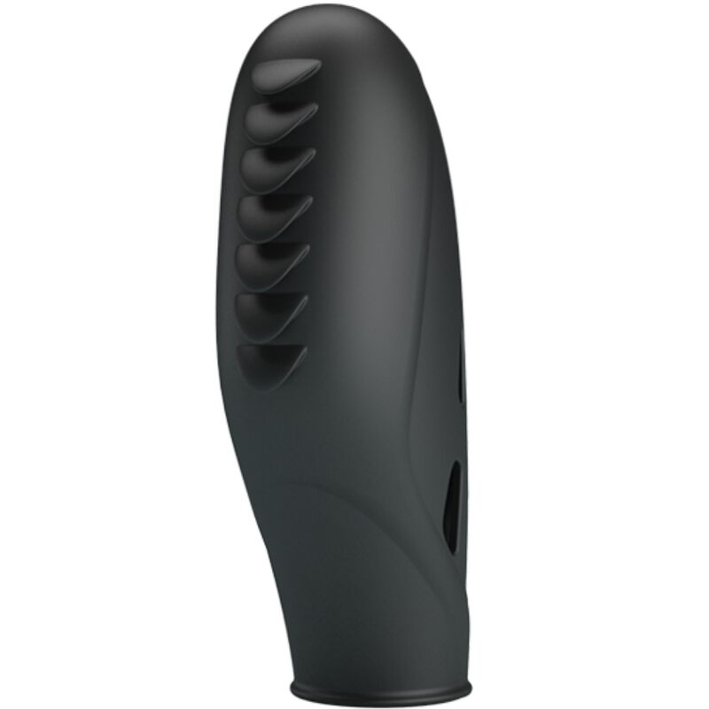 PRETTY LOVE - VIBRADOR DE DEDO DE SILICONA NEGRA