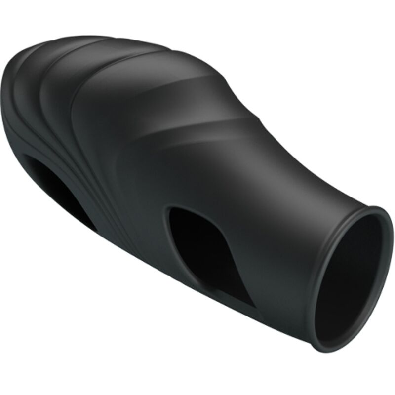 PRETTY LOVE - VIBRADOR DE DEDO DE SILICONA LICH NEGRO