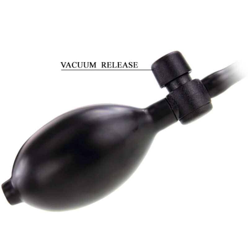 PRETTY LOVE - BLACK INFLATABLE BUTT PLUG
