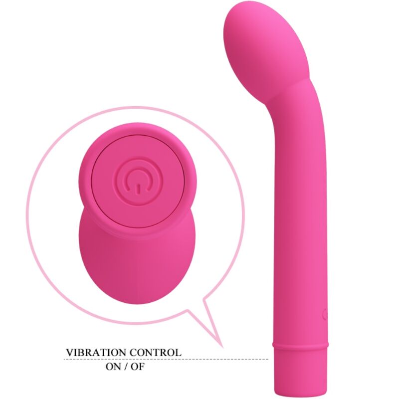 PRETTY LOVE - VIBRADOR PUNTO G LOGAN 10 VIBRACIONES ROSA